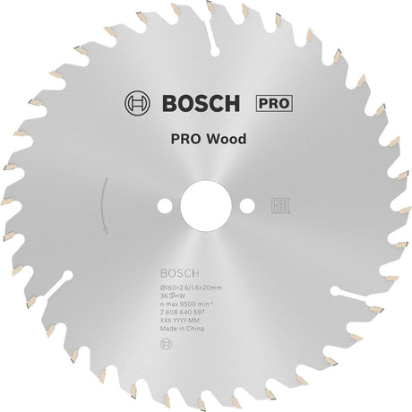 Bosch cirkzb opt 160x20 16x2,6 36t wz