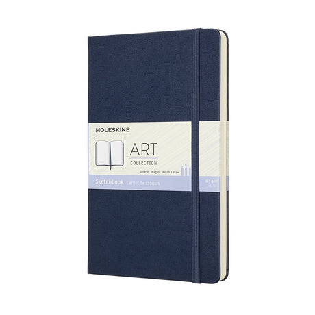 Moleskine-Kunstskizzenbuch – groß – Hardcover – Saphirblau