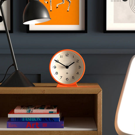 Newgate M Tischuhr Echo Orange 16cm