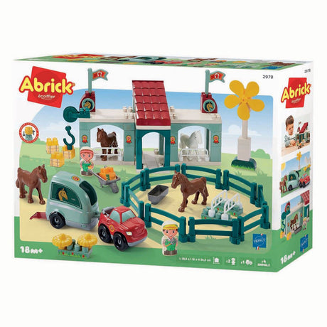 Abrick Ecoiffier Pferderennbahn - 60 Stk.