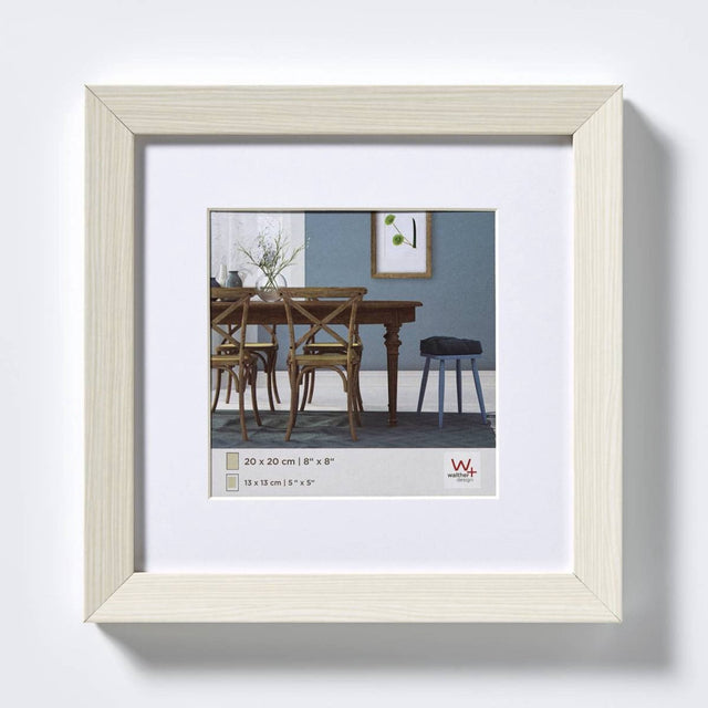 Walther Fiorito – MDF-Holzrahmen – Fotogröße 20 x 20 cm – weiß