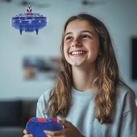 Lexibook RC Flying Sonic – das ultimative Flugabenteuer, mit Beleuchtung und Handbewegung! eine freihändige Bedienung mit wiederaufladbarem Akku.