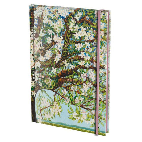 Bekking blitz notitieboek a5, harde kaft: beemster, bloeiende boom, charley toorop, museum more