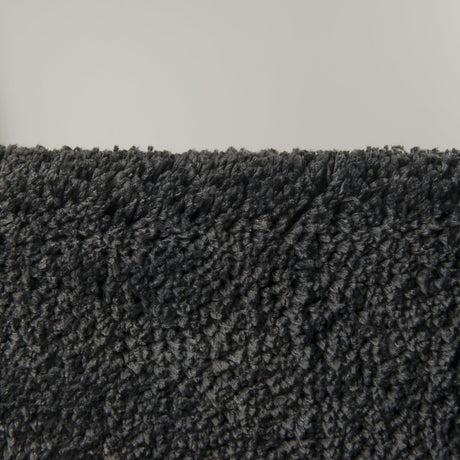 Robbenfell Angora - Badematte 60x60 cm - Polyester - Dunkelgrau