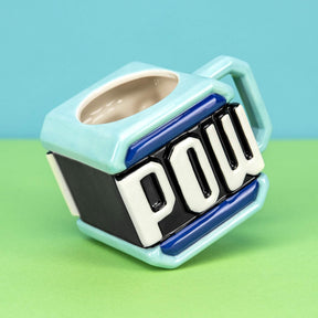 Paladone products super mario - pow block mok - blauw