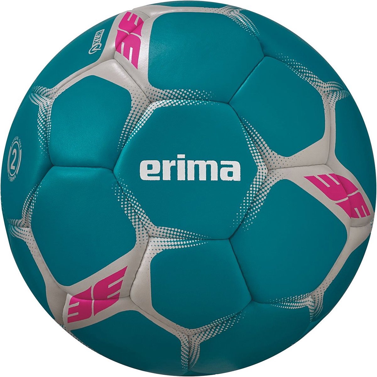 Erima flash duro handbal - turkoois grijs | maat: 2