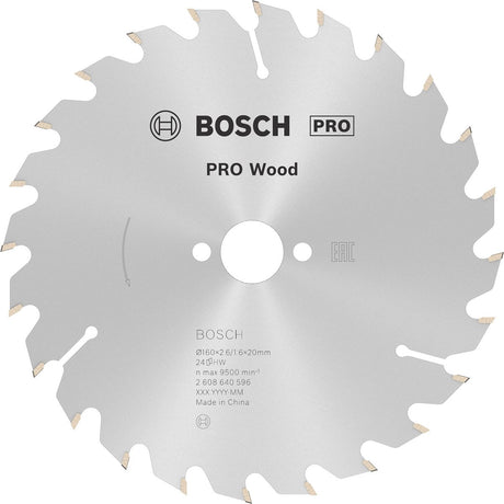 Bosch cirkzb opt 160x20 16x2,6 24t wz