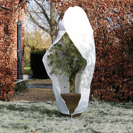 Nature - Winterabdeckung - 300 x ø250cm - weiß - Abdeckung - mit Reißverschluss