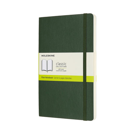Klassisches Moleskine-Notizbuch – groß – Softcover – leer – Myrtengrün