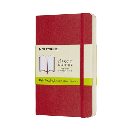 Moleskine klassisches Notizbuch – Tasche – Softcover – leer – rot