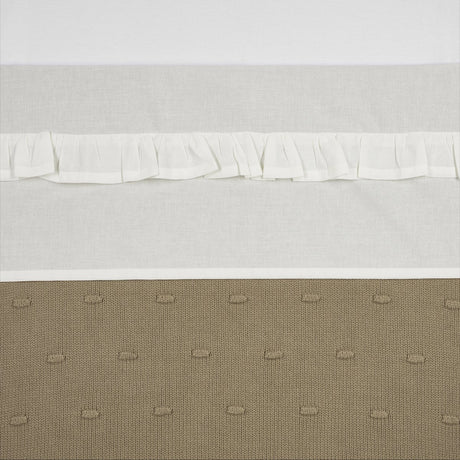 Meyco Baby-Rüschenbettlaken – gebrochenes Weiß – 100 x 150 cm – 0,3 Tog
