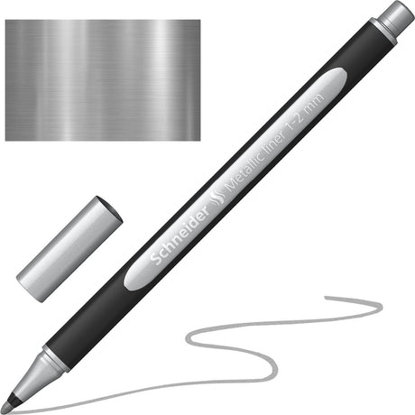 Schneider Schreibgeräte Schneider Metallic Liner – Paint-it 020 – 1–2 mm – Silber Metallic – S-ML02001007