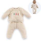 Beigefarbener Trainingsanzug von Corolle für Babypuppe, 30 cm
