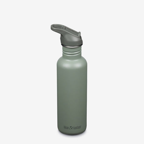 Klean Kanteen Trinkflasche – klassisch – Sportverschluss mit Flip – Meeresspray – 800 ml