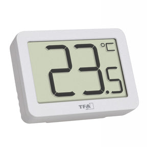 Tfa Dostmann TFA Innenthermometer – digital – Kunststoff – weiß – 6 x 2 x 4 cm