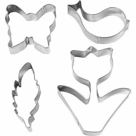 Creativ Company CC Ausstechformen Wolke, Hase, Bär, Marienkäfer, H: 10 cm