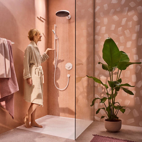 Hansgrohe Pulsify S Stabhandbrause 100 1jet ecosmart mattschwarz