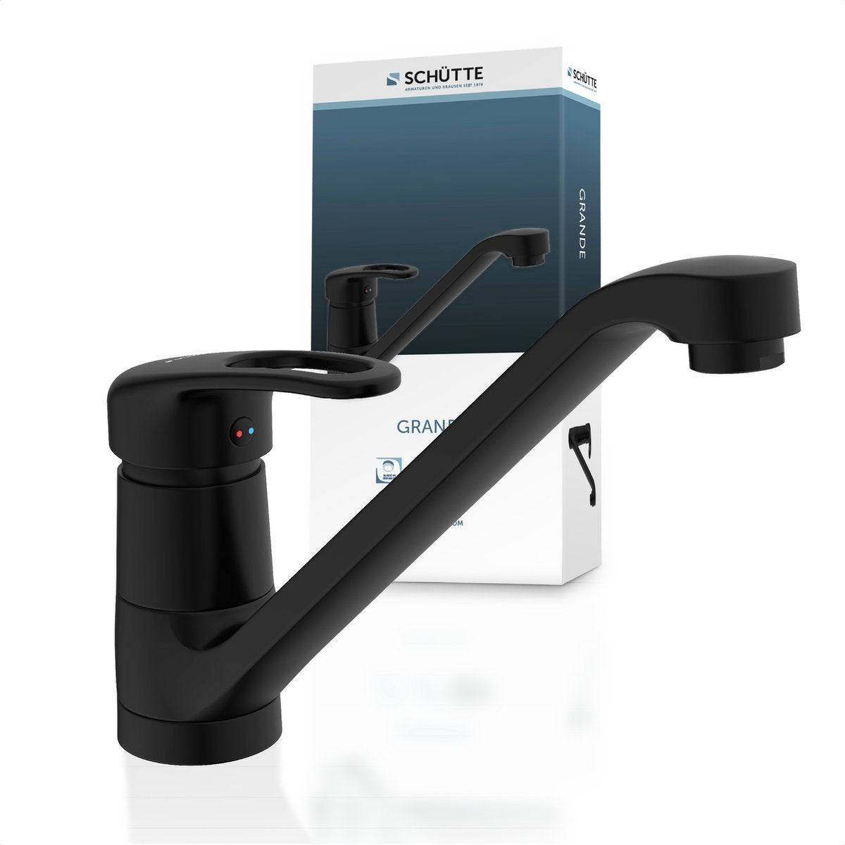 Schütte Eenknops Mixer Grande Mat Zwart