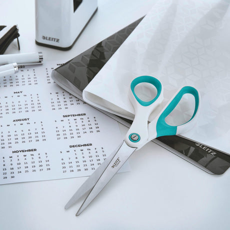 Leitz Wow Titan-Edelstahlschere – Eisblau