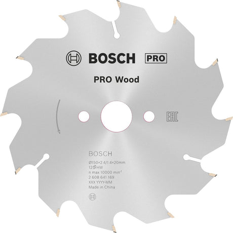 Bosch cirkzb opt 150x20 16x2,4 12t wz