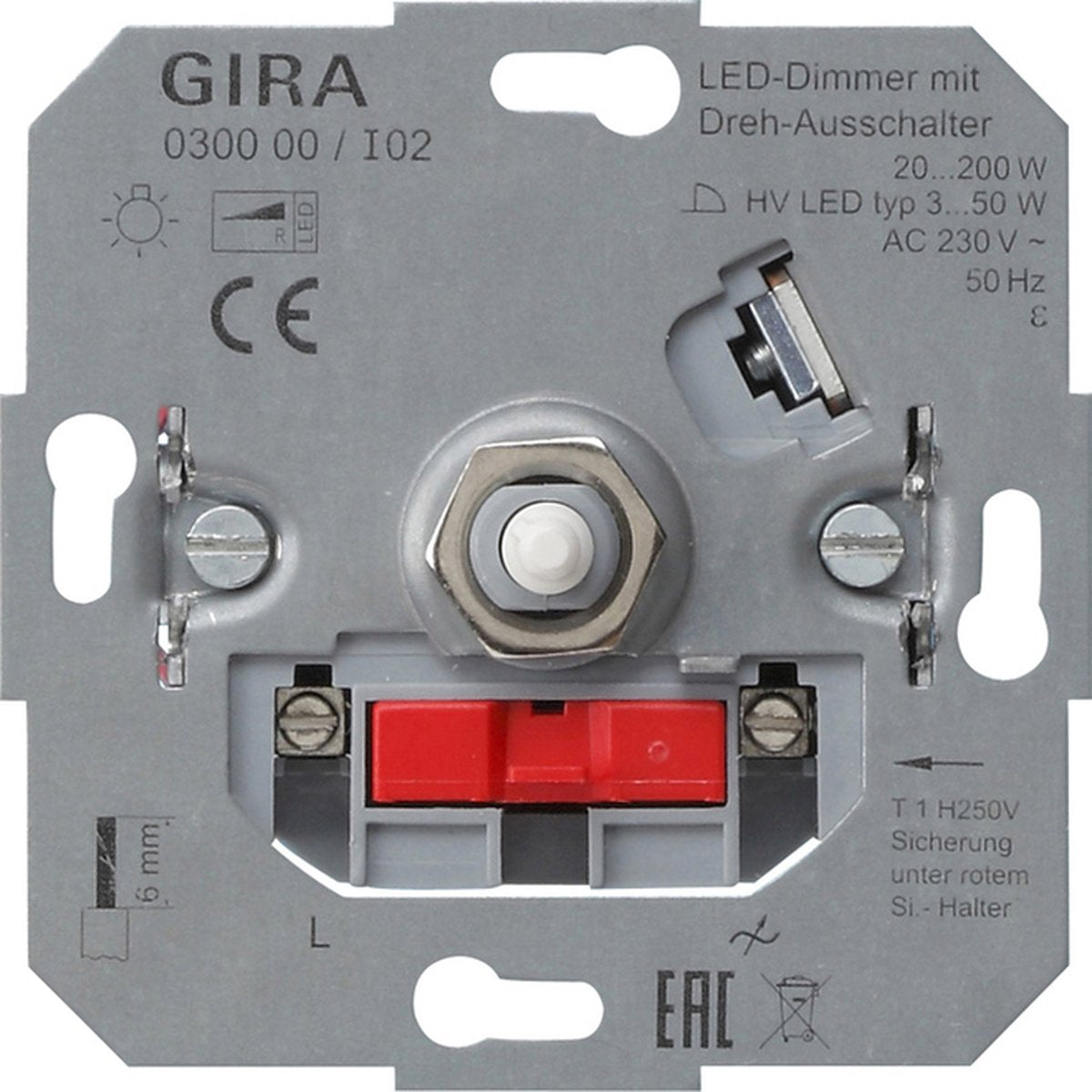 Gira basic unit dimmer - 030000 - e2e5t