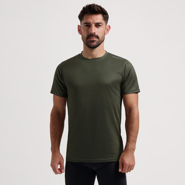 Rogelli promo heren hardloopshirt - korte mouw - groen