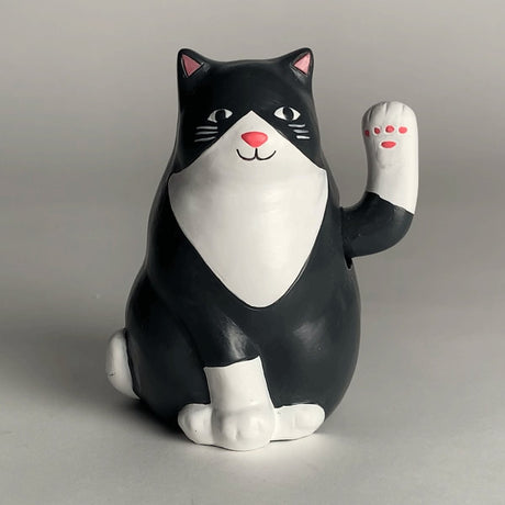Kikkerland Solarkatze Solarenergiefigur – winkende Katze – einzigartiges Geschenk