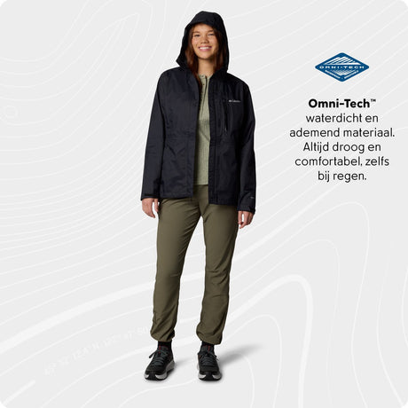 Columbia Pouring Adventure™ III Jacke Damenjacke – Schwarz – Größe XS