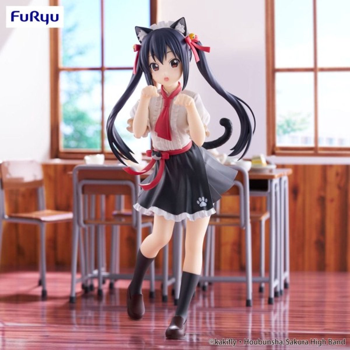 Furyu k-on! trio-try-it pvc statue azusa nakano 21 cm