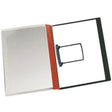 Jalema Berichtsmappe mit Clip – 10er-Pack – rot