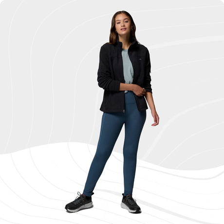 Columbia Fast Trek™ II Jacke Fleeceweste – Fleeceweste für Damen – Outdoorweste – Schwarz – Größe L