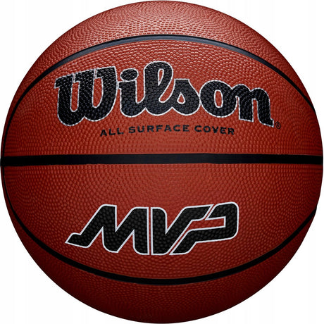 Wilson MVP Basketball Größe 5 – Outdoor-Gummi-Streetball