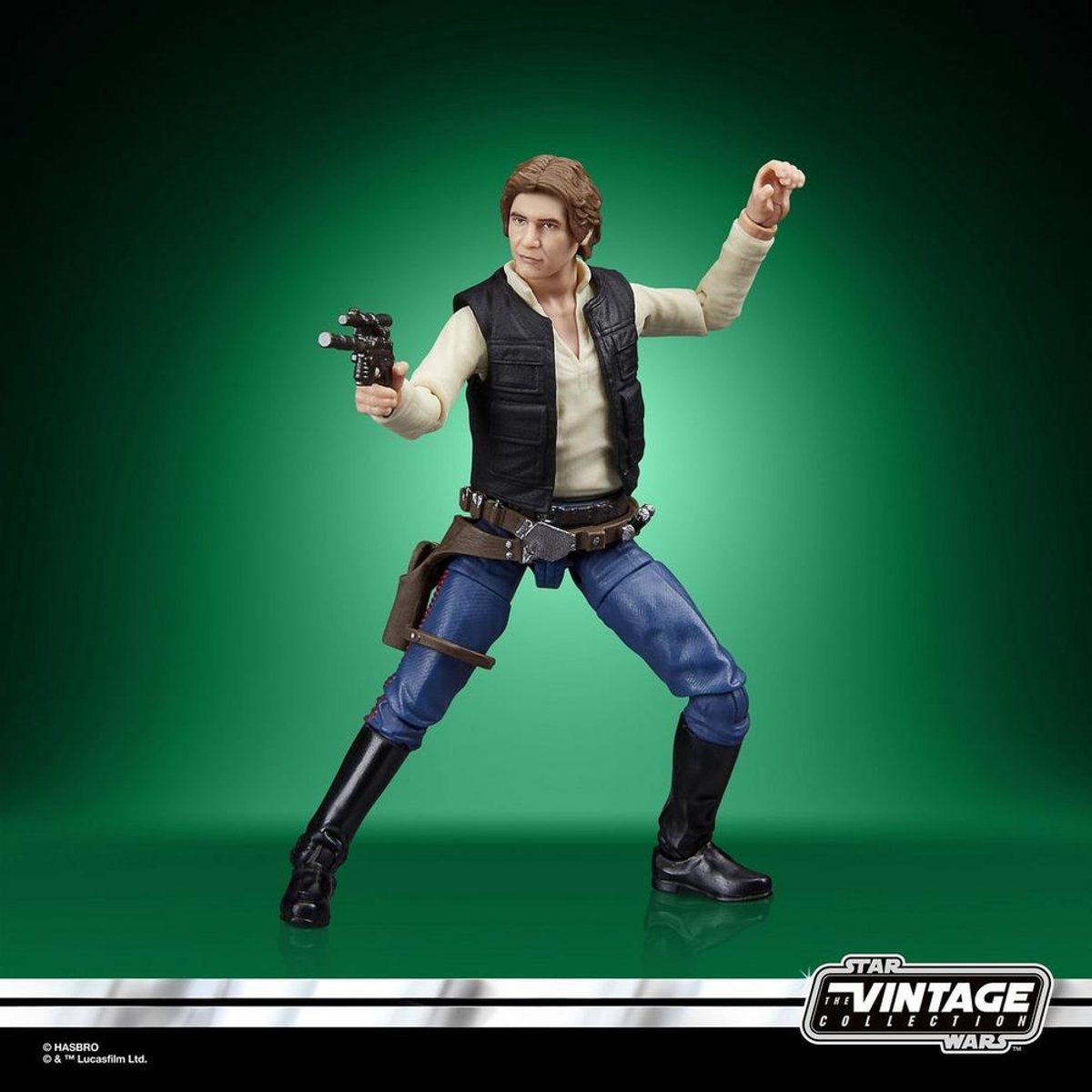 Hasbro Star Wars Episode IV Vintage Collection Actionfigur Han Solo 10 cm große Actionfigur