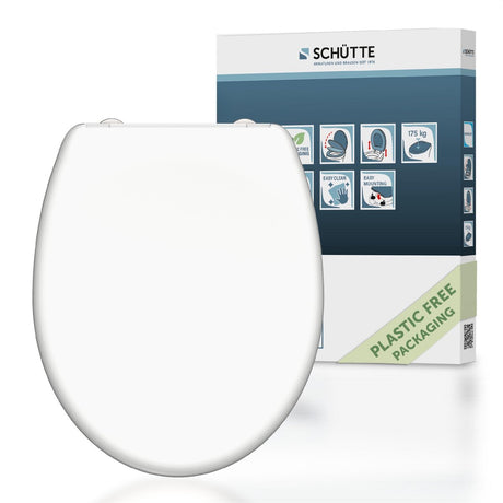 Schütte Toilettensitz weißer Duroplast
