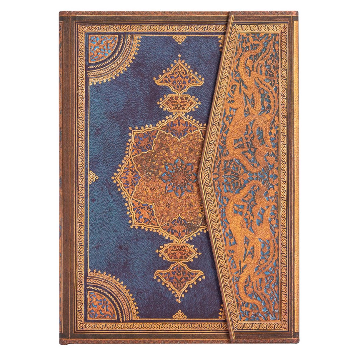 Paperblanks safavid indigo midi - blanco