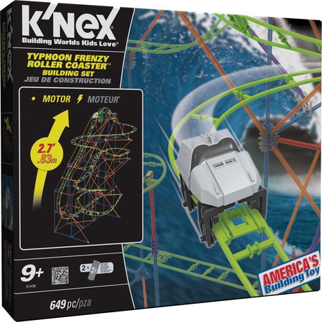 K'nex Taifun-Raserei-Achterbahn