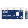 Reinigungspapier Tork 120123 Papier 1-lagig weiß Packung 11 Stück