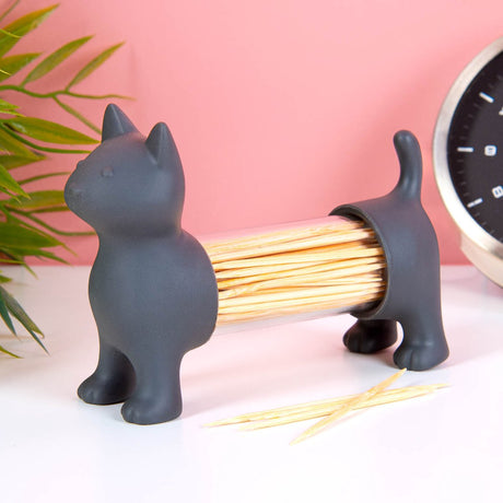 Balvi Katzen-Cocktailspießhalter – Grau