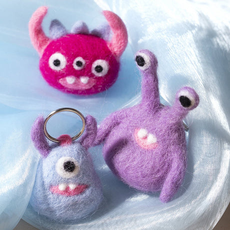 Creativ Company Mini Hobbyset Nadel fühlte Monster
