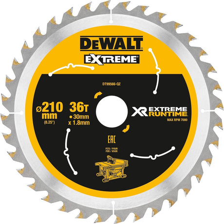 Dewalt dt99566 xr Kreissägeblatt 210x30mm 36t