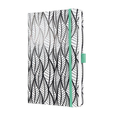 Sigel Notizbuch Jolie – gebleichte Blätter – A5 – Hardcover – 174 Seiten – liniert – 80 Gramm – si-jn323