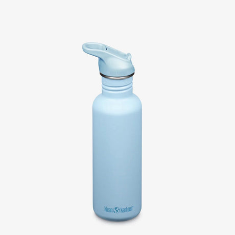 Klean Kanteen Trinkflasche Classic 800 ml mit Sportverschluss – Trinkflasche – Clear Sky