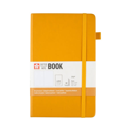 Sakura-Notizbuch – A5-Punktraster – Hardcover – 140 g m – Papier – japanisches Kerria – 21 x 14 cm