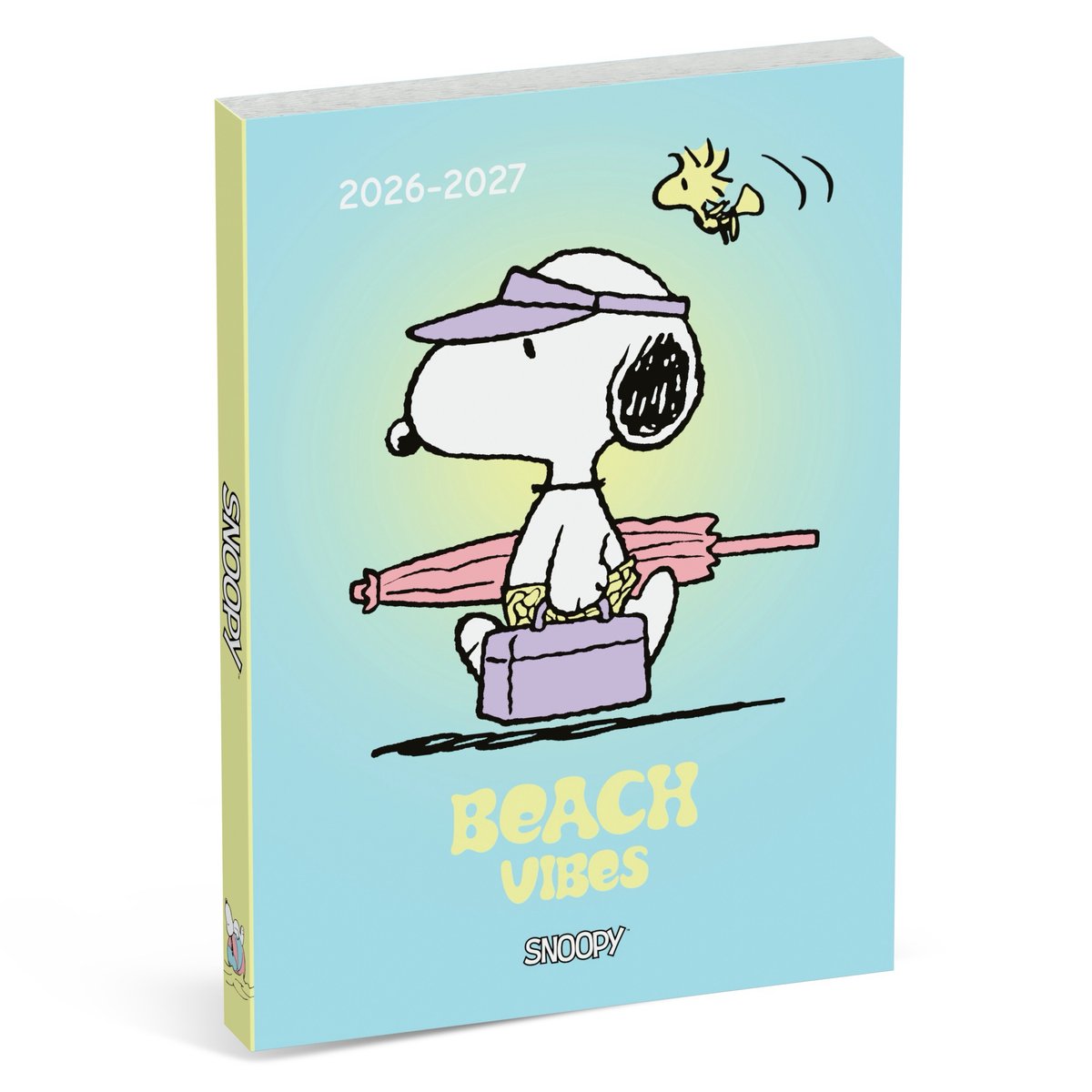 Snoopy Schulkalender 2026 2027 – blau – mit Zwischenseiten