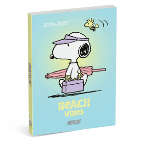 Snoopy Schulkalender 2026 2027 – blau – mit Zwischenseiten