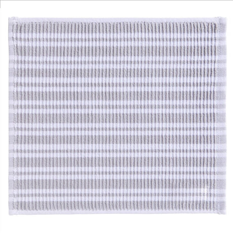 Ddddd - theedoeken en keukendoeken - set van 8 stuks - katoen - ophanglusje - 30x30 cm - lichtgrijs