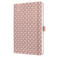 Sigel weekagenda flair 2026 - formaat a5 - pearl rose - hardcover - si-j6131
