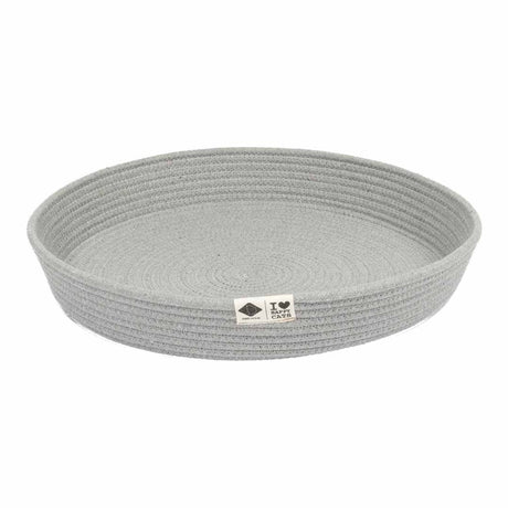 D d Home Jess – Katzenkorb 45 x 45 x 7 cm, grau