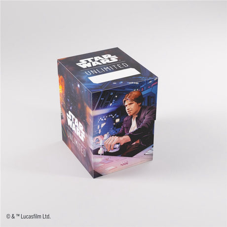 Gamegenic Star Wars Unlimited Soft Crate Han Solo Millennium Falcon – Deckbox – Tokenbox – für Star Wars Unlimited –