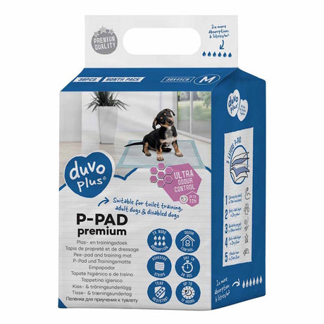 Duvo + P-Pad Premium Geruchskontrolle 30 Stück XL - 60x60cm
